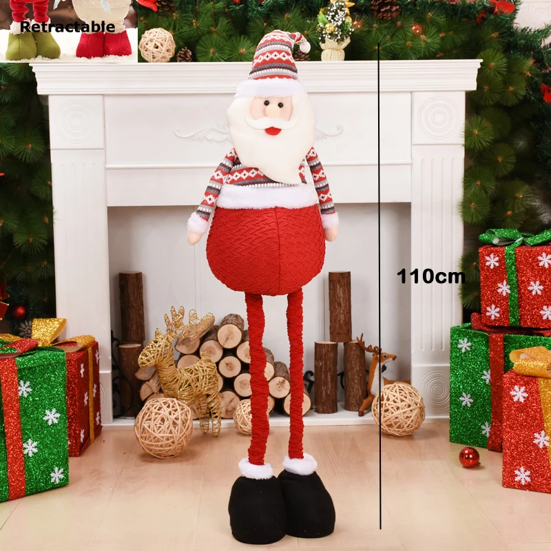 santa claus 251 Новогодний подарок рождественские украшения куклы выдвижной Санта Клаус игрушечные Снеговики Рождественская елка орнамент домашний декор Navidad - Цвет: santa claus 251