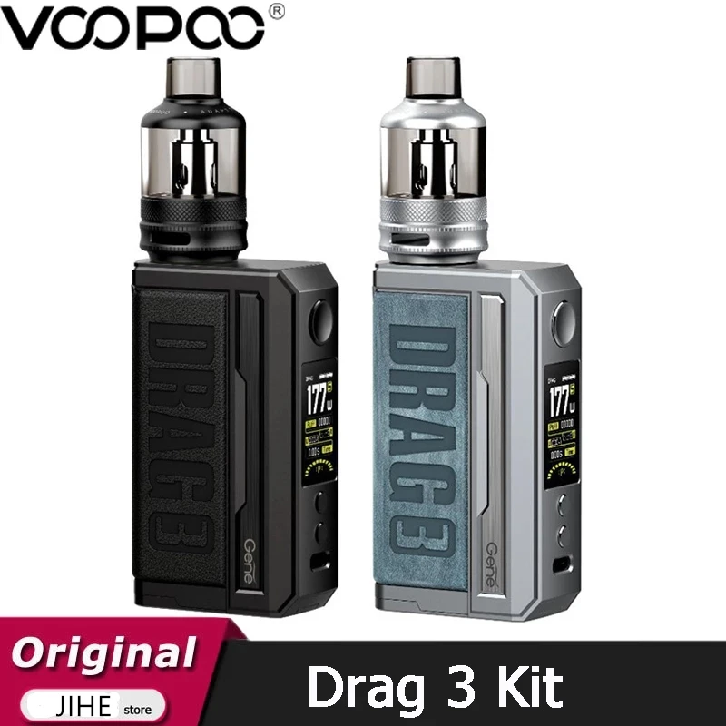 Оригинальный комплект Voopoo DRAG 3 177 Вт боксмод вейп картридж TPP Pod 5 мл спираль DM1 DM2