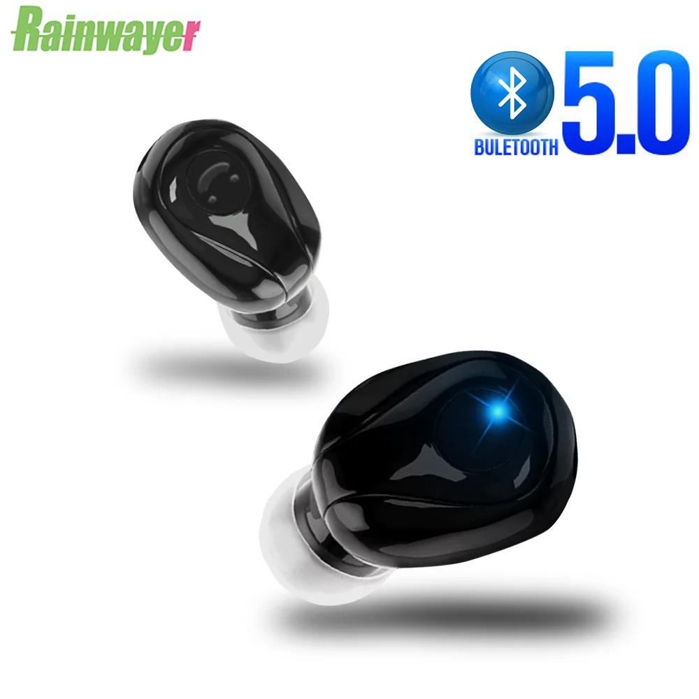 Мини 5 0 Bluetooth беспроводные наушники вкладыши спортивные с микрофоном хэндс фри