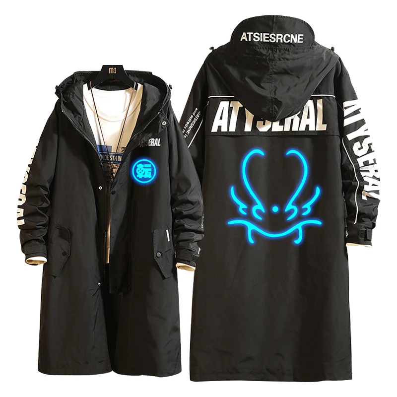 

Printing Zipper Temperament Long Sleeve Windbreaker That Time I Got Reincarnated as a Slime Cosplay Sweater Unisex New Overcoat