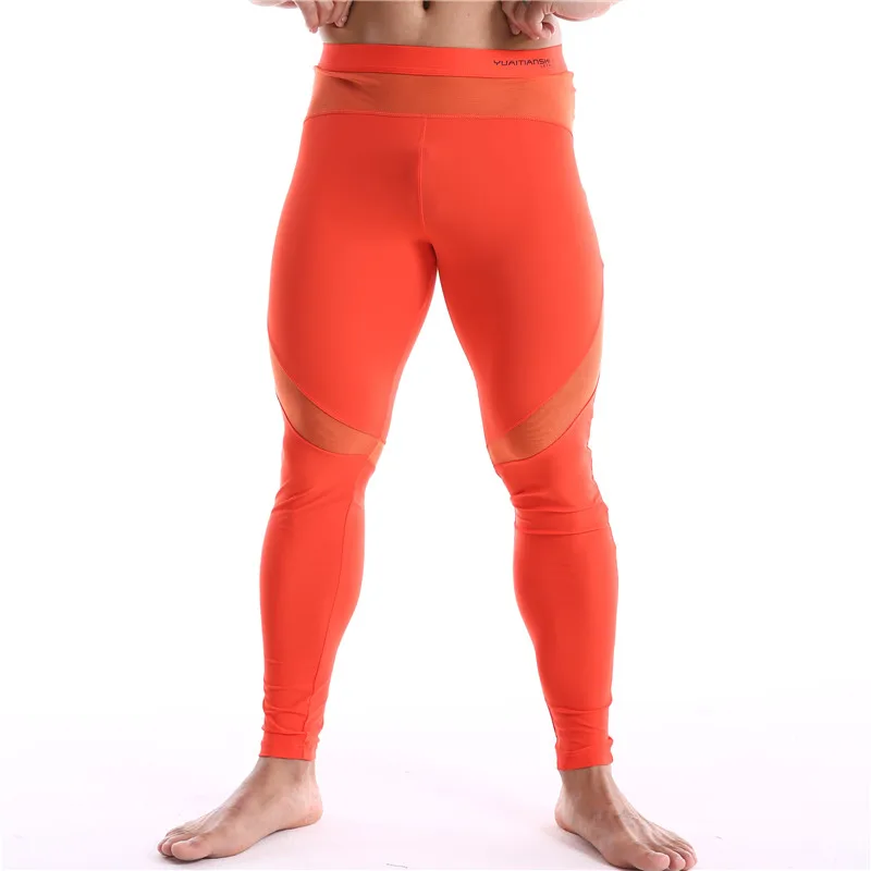 Men Soft Comfortable Long Johns Stretch Termica Homem Pants Line Underwear Bottoming Trousers Summer Long Pants Men Long Johns