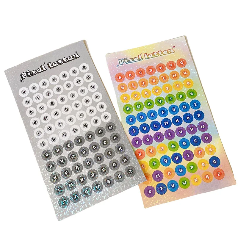 Милые Носки с рисунком радужных пикселей изображением букв алфавита Дики