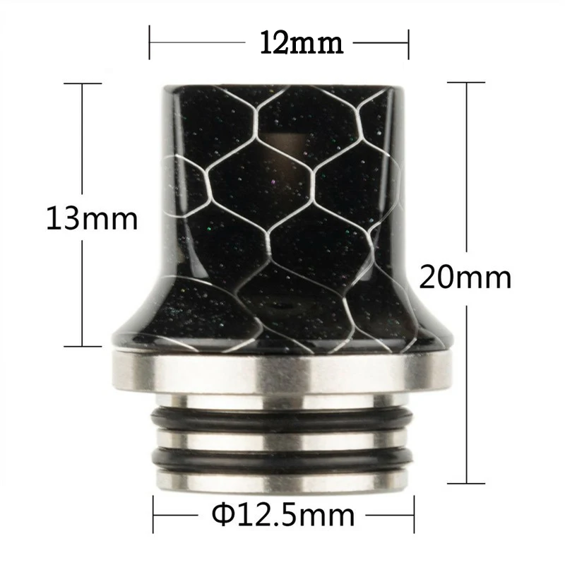 

Vaporlinda Color Resin 810 Drip Tip Vape Mouthpiece for 810 Thread Atomizer Tank Vaporizer RTA RDTA e-Cigarette