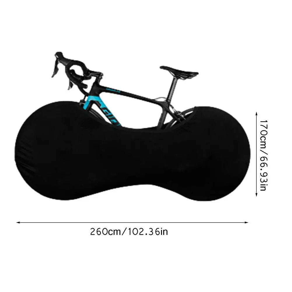 

Bicycle Dust Cover Elastic Fabric Black Road Bike Indoor MTB Bicycle Dust Cover 24"-26" 700c MTB Bike Accessories