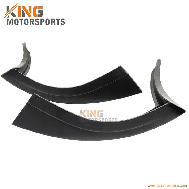 Подходит для 2010-2012 Ford Mustang V6 XE Style передний 2 шт бампер спойлер подбородка Splitter Bodykits