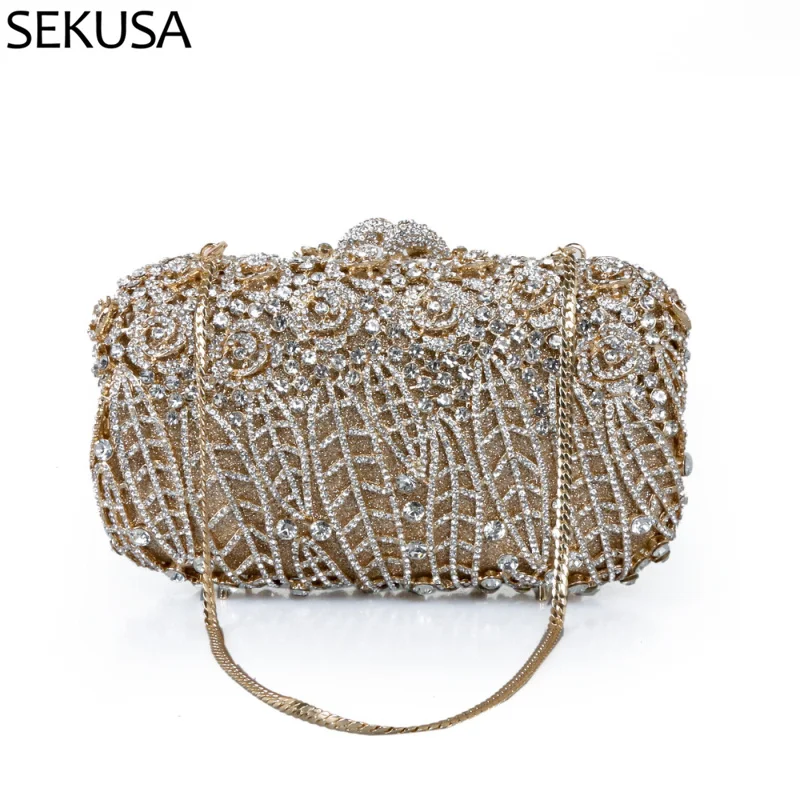 

diamond Stone handBag Luxury Women Evening Bags Designer Rewark Crystal Clutches Wedding With Chain Lady Party Purse