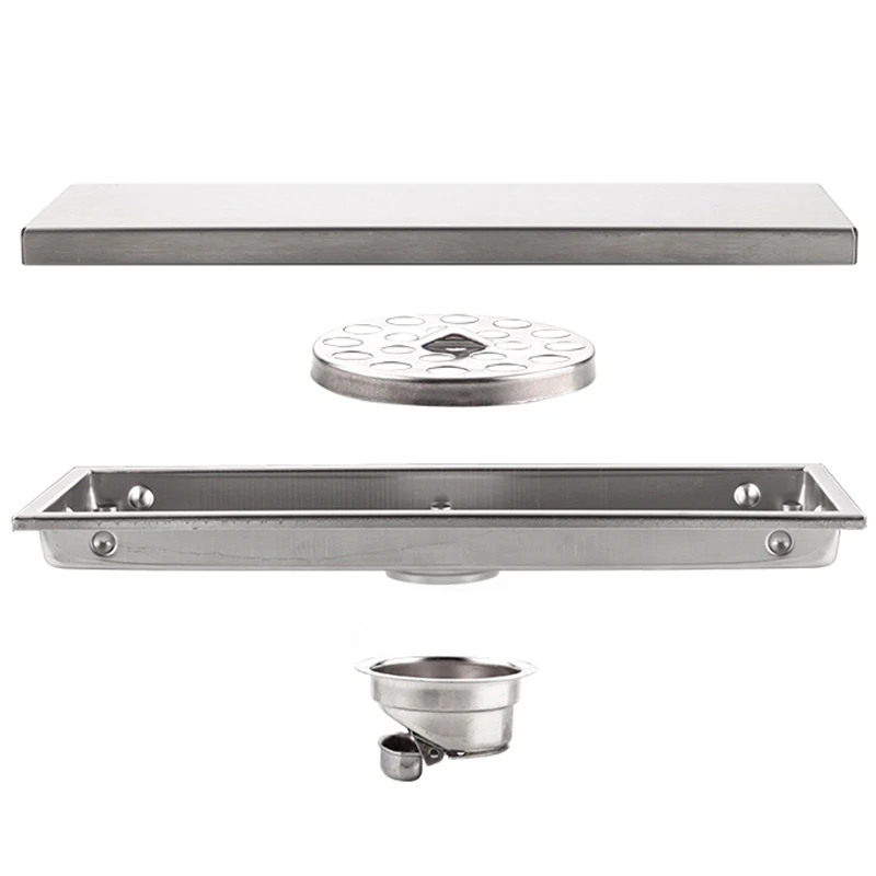 Напольные стоки из нержавеющей стали линейный душевой сток в полу плитка вставка