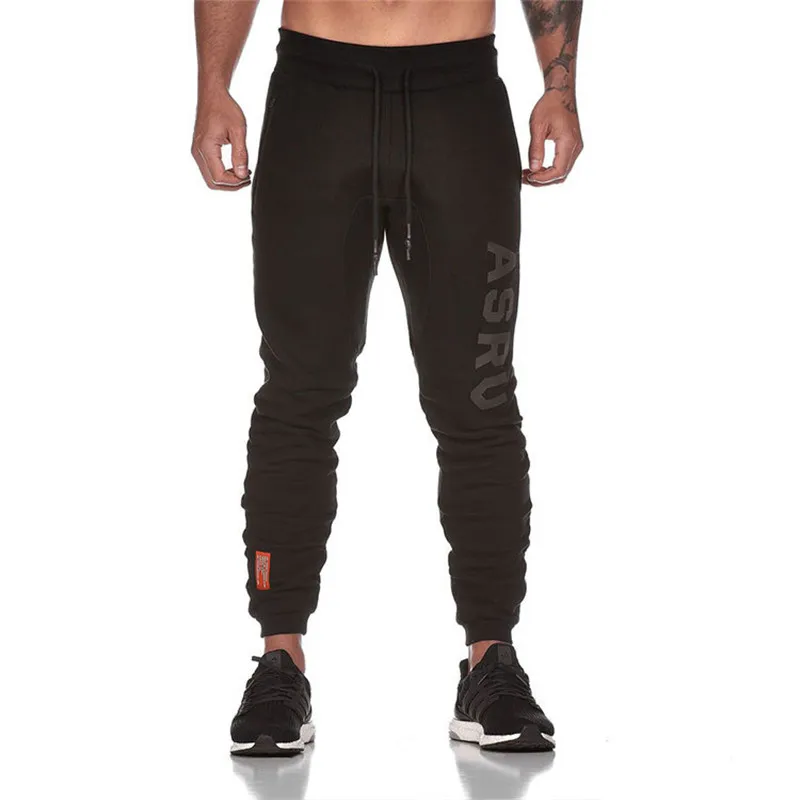 Весна Осень 2019 новые высококачественные мужские спортивные штаны обтягивающие