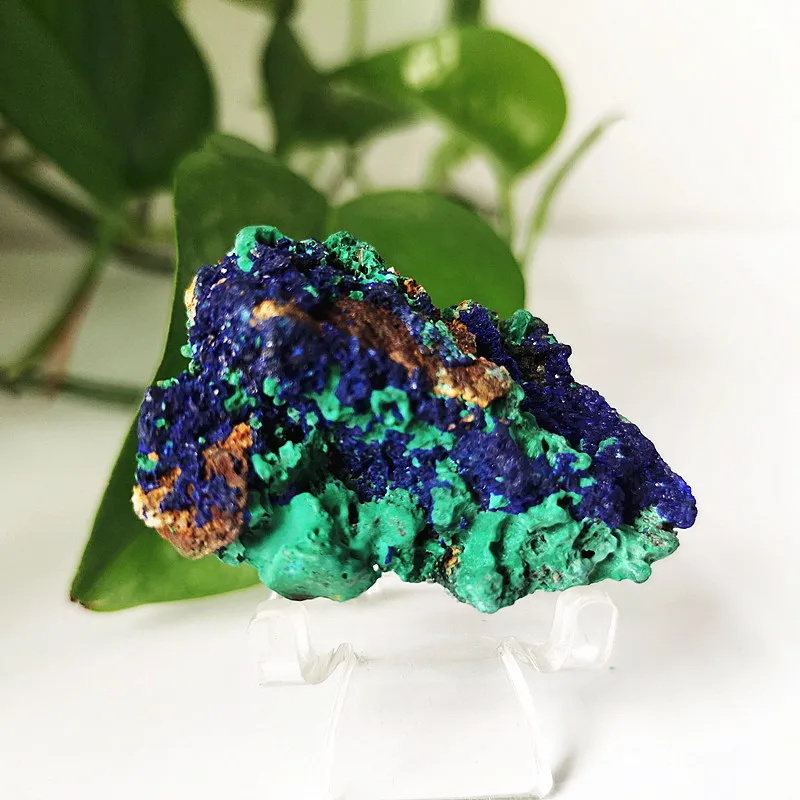 

High quality Natural stone azurite and malachite symbiotic mineral crystal specimens Stones and powerful Healing crystals