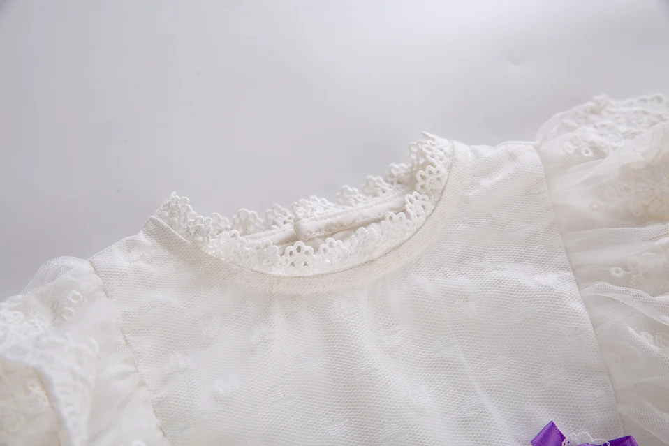 Cutestyles/комплект летней одежды из 2 предметов с фиолетовым цветком в форме сердца