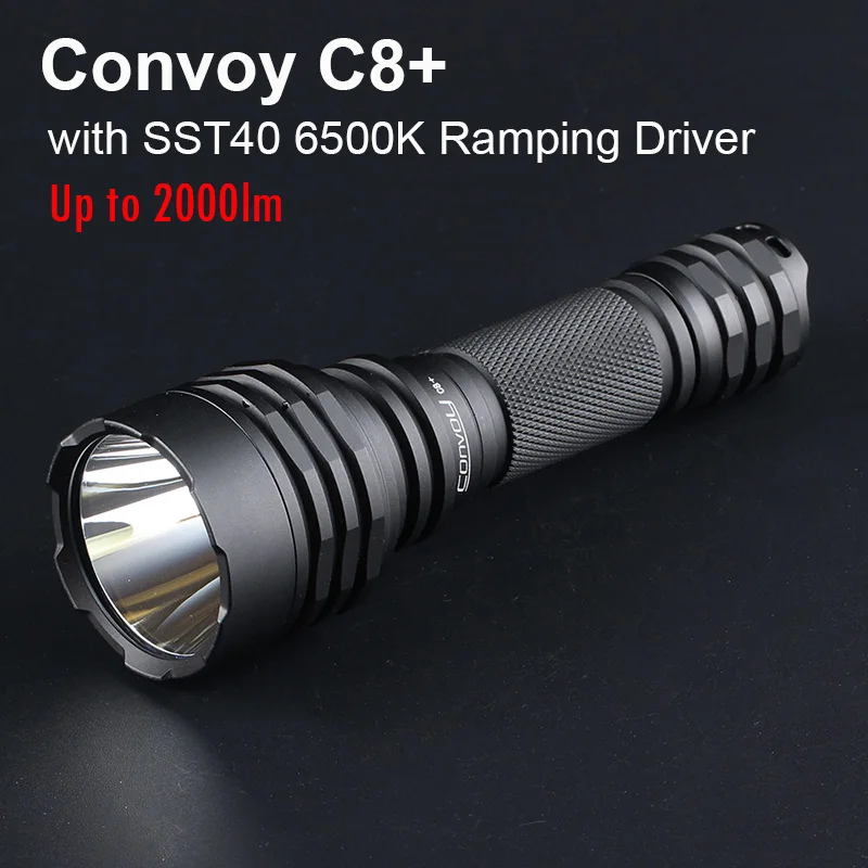 Конвой флэш светильник C8 плюс с SST40 Led 6500K Ramping драйвер фонарь тактический вспышка
