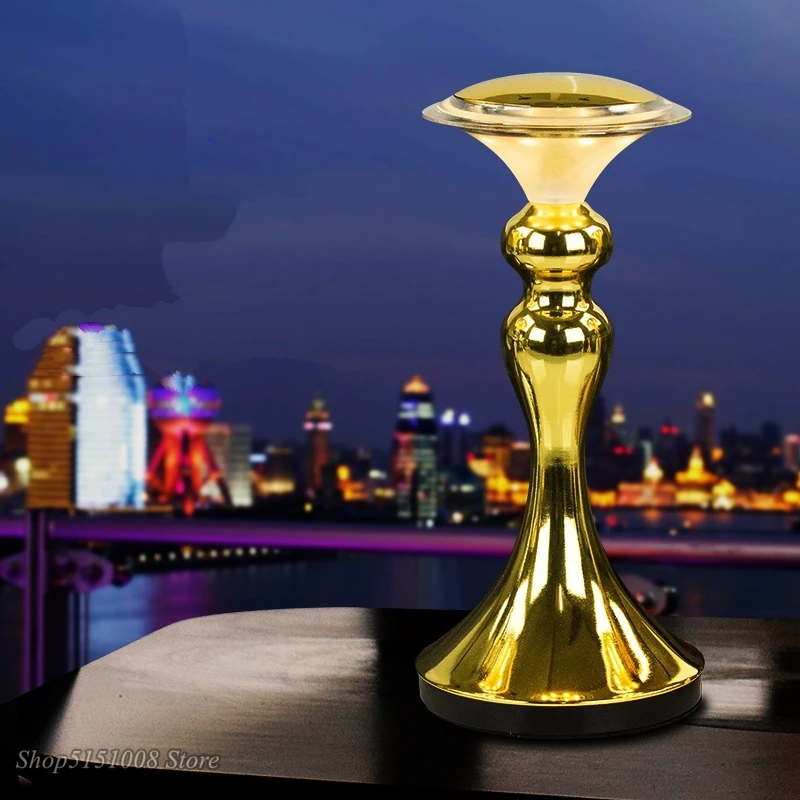 Сенсорная настольная лампа современный светодиодный светильник для бара