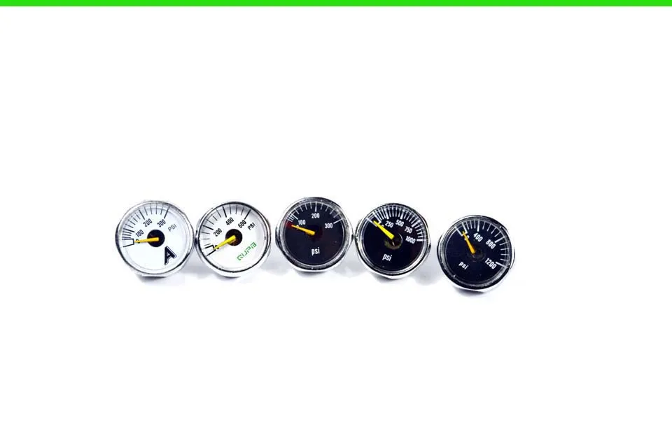 PCP Пейнтбол ВВС высокого давления Манометр 300psi/600psi/1000psi/1200psi