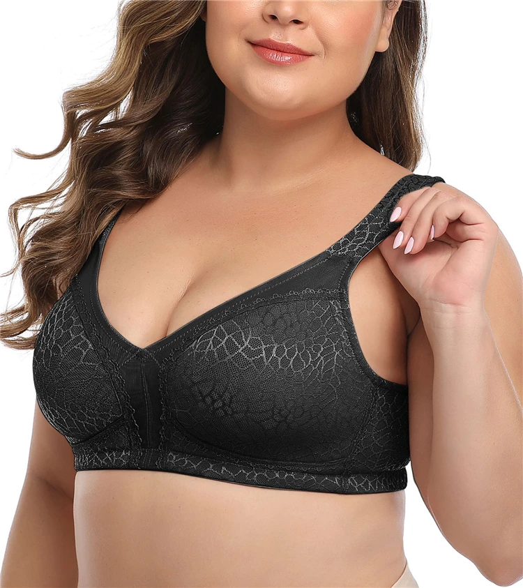 Кружевной бюстгальтер для женщин бесшовное нижнее белье Feminina беспроводной