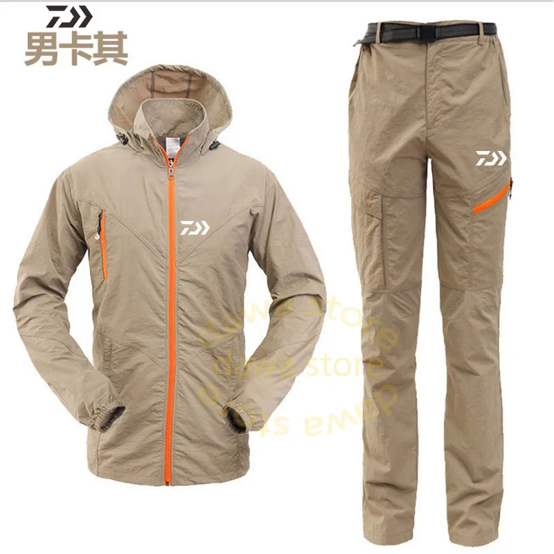 Daiwa Рыболовная куртка костюм для рыбалки быстросохнущая однотонная рыболовная