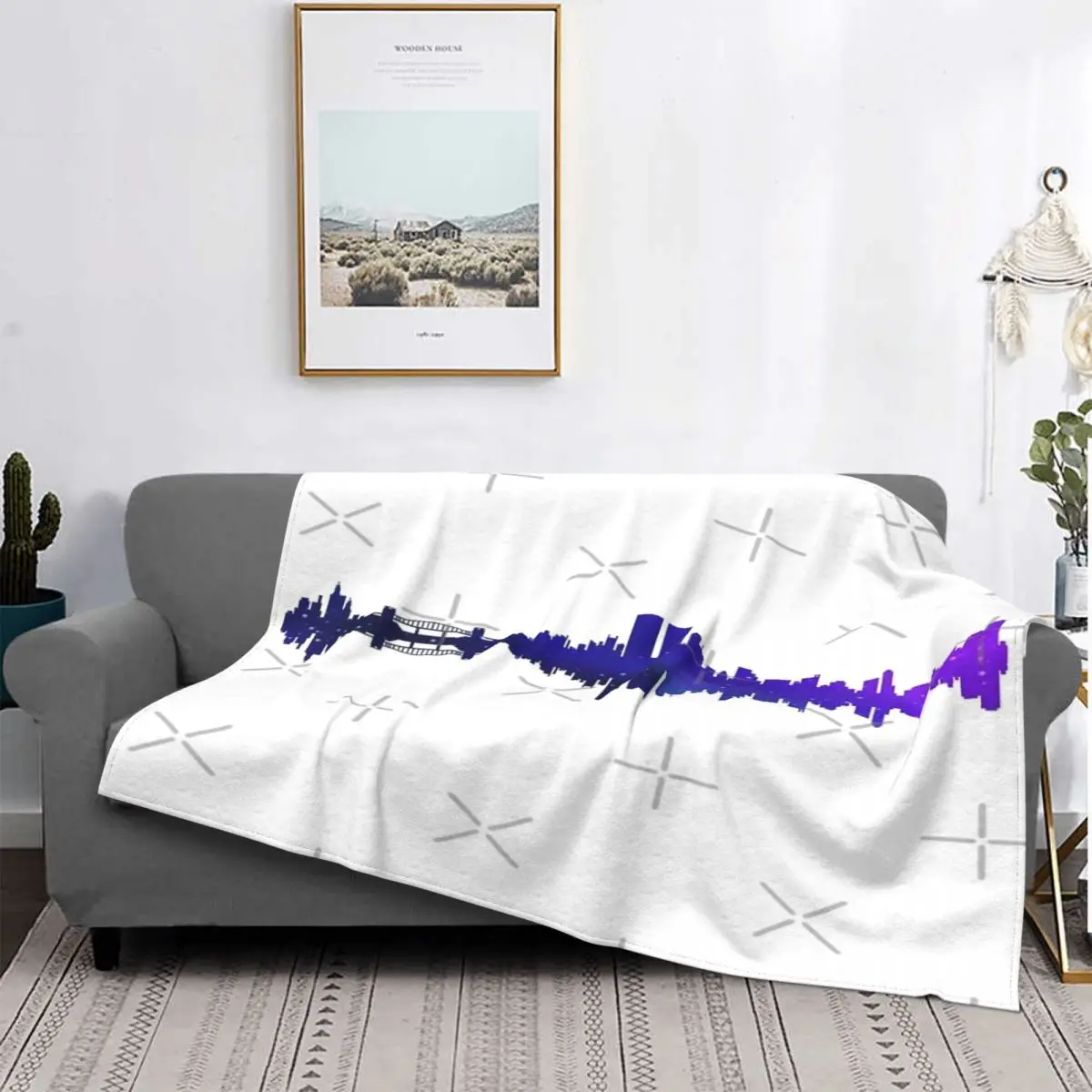 

Одеяло из муслина с изображением Нью-Йорка