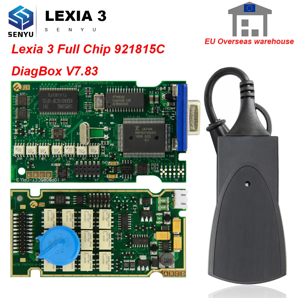 Полный чип Lexia 3 PP2000 921815C Diagbox V7.83 Lexia3 OBD OBD2 сканер автомобильный диагностический инструмент для PSA для Citroen/peugeot