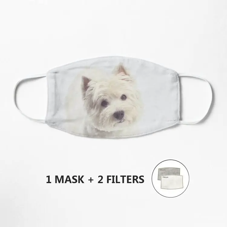 

Westie, маска для взгляда, смешная, искусственная, половина лица, пометка рта, хип-хоп, Cospaly, маска для вечеринки, один размер