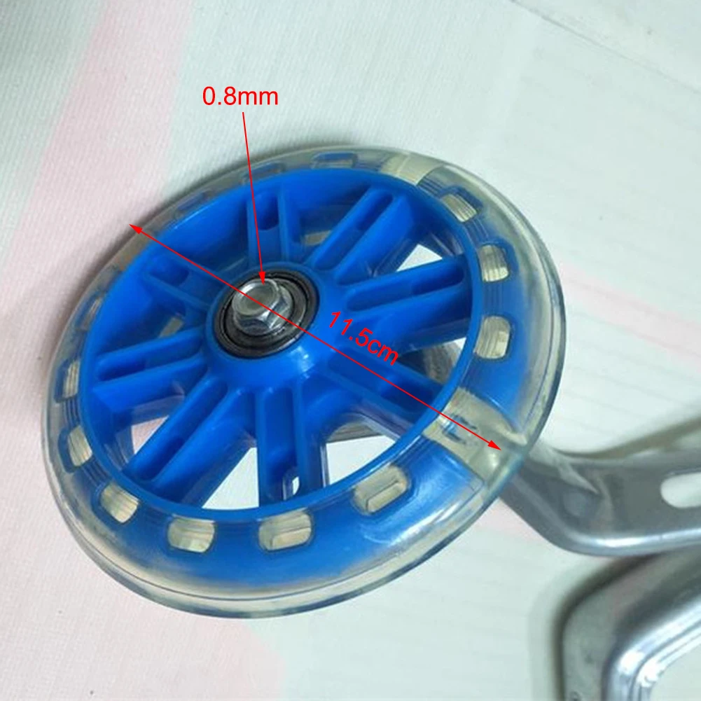 Светодиодные мигающие Детские стабилизаторы для велосипеда бесшумные