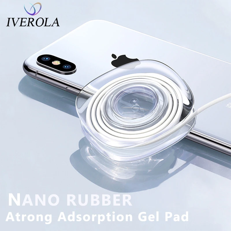 Автомобильный держатель для телефона Univerola Nano резиновый настенного всасывания