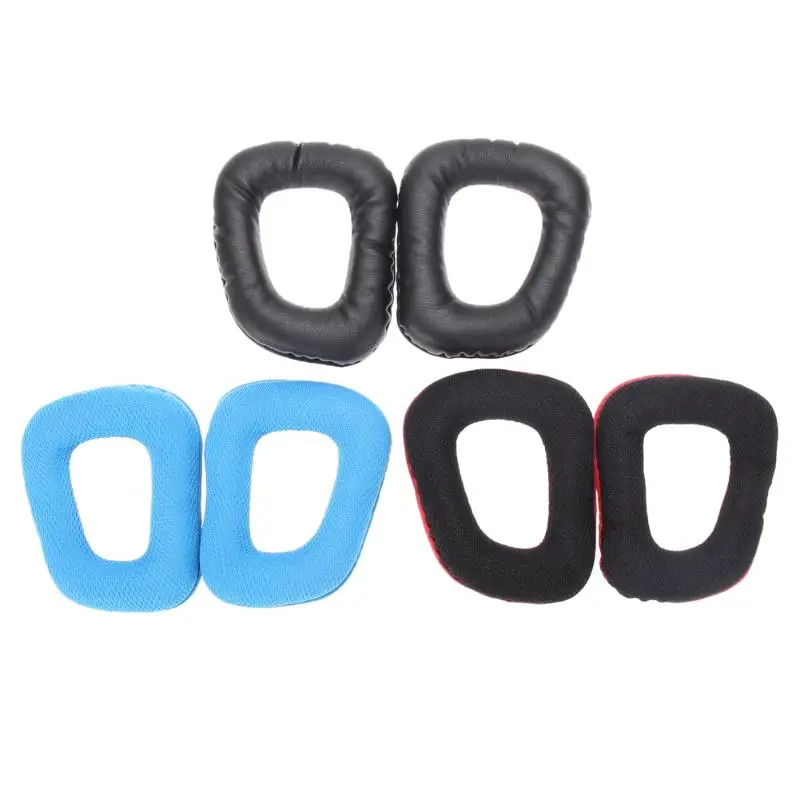 1 пара сменных амбушюр подушки бас стерео амбушюры для наушников logitech G35 G930 G430 F450