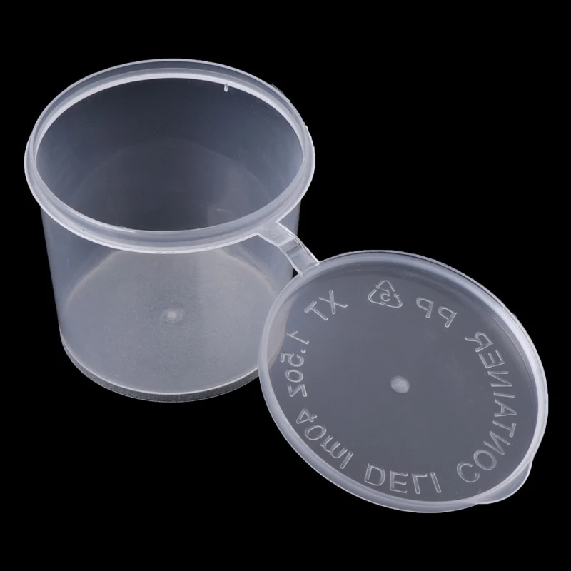 10 шт пластиковый прозрачный одноразовый горшок для соуса кетчуп Chutney Jello Shot Cup