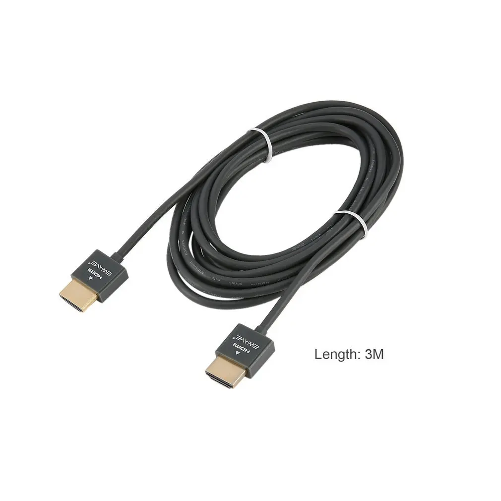 Кабель HDMI Ultra HD с позолоченным покрытием высокоскоростной кабель 4K x 2K для
