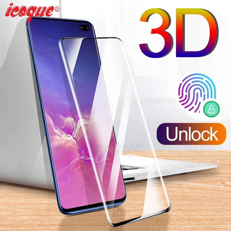 3D закаленное стекло для samsung Galaxy Note 10 Plus 9 Note10 S10 Защитная пленка экрана Pro 8 S8