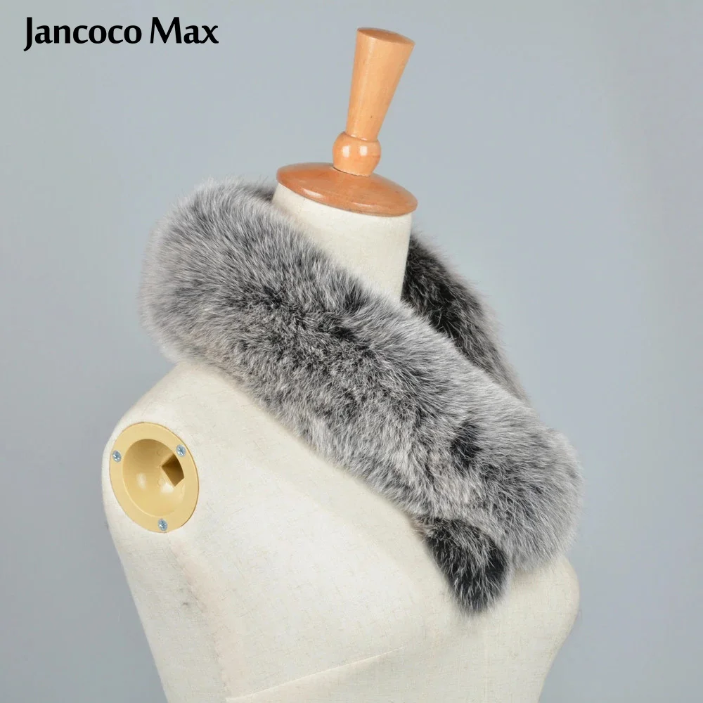 Новый стиль женский шарф Jancoco Max из натурального Лисьего меха Зимние теплые милые
