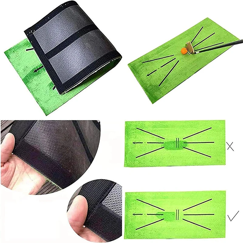 

Golf Training Mat For Swing Detection Batting Golf Practice Aid Game For Home Office Outdoor Training Equipment Golf Mat 1pcs