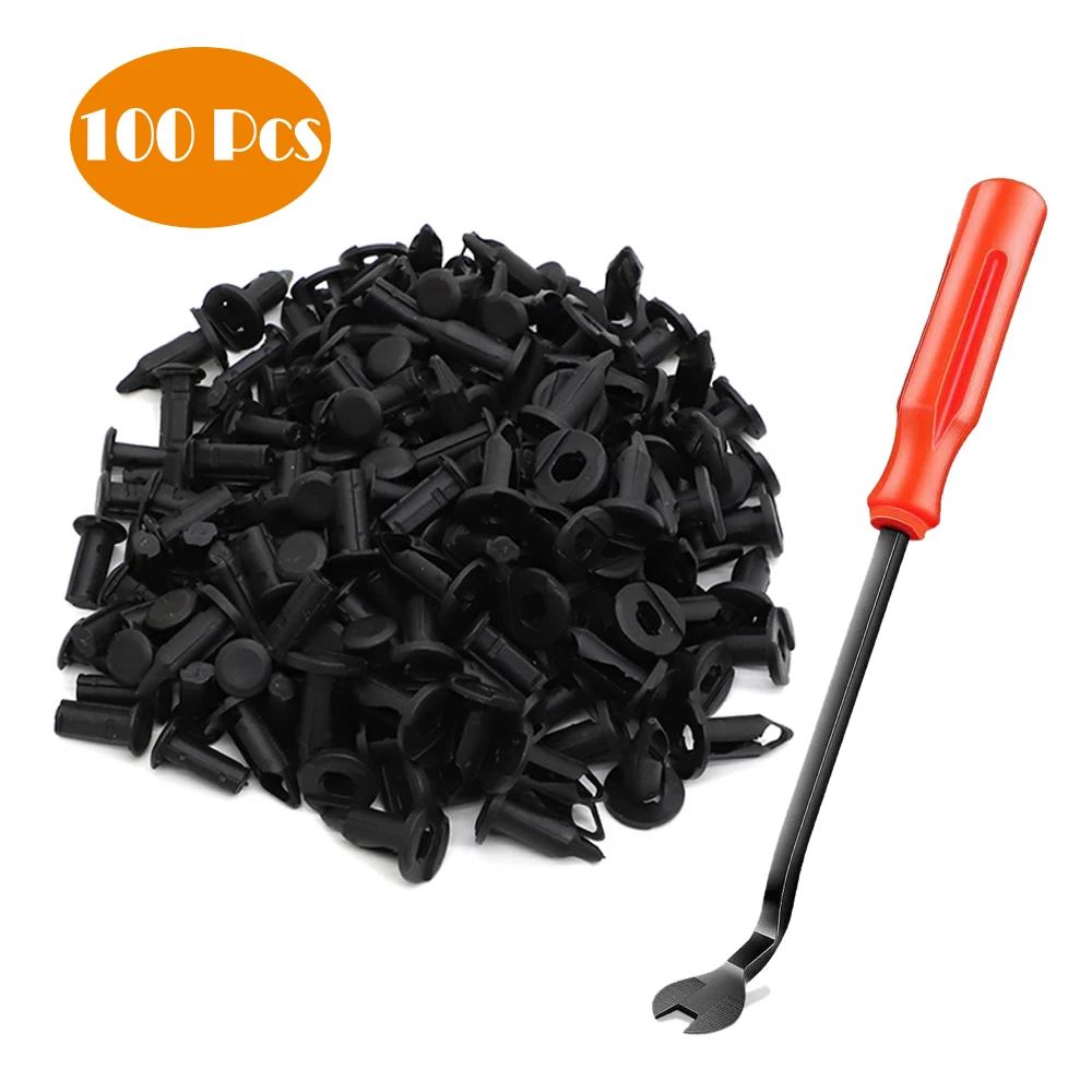 

Набор пластиковых зажимов для бампера ATV UTV, 100 шт., с отверткой для Can Am Maverick Commader Outlander