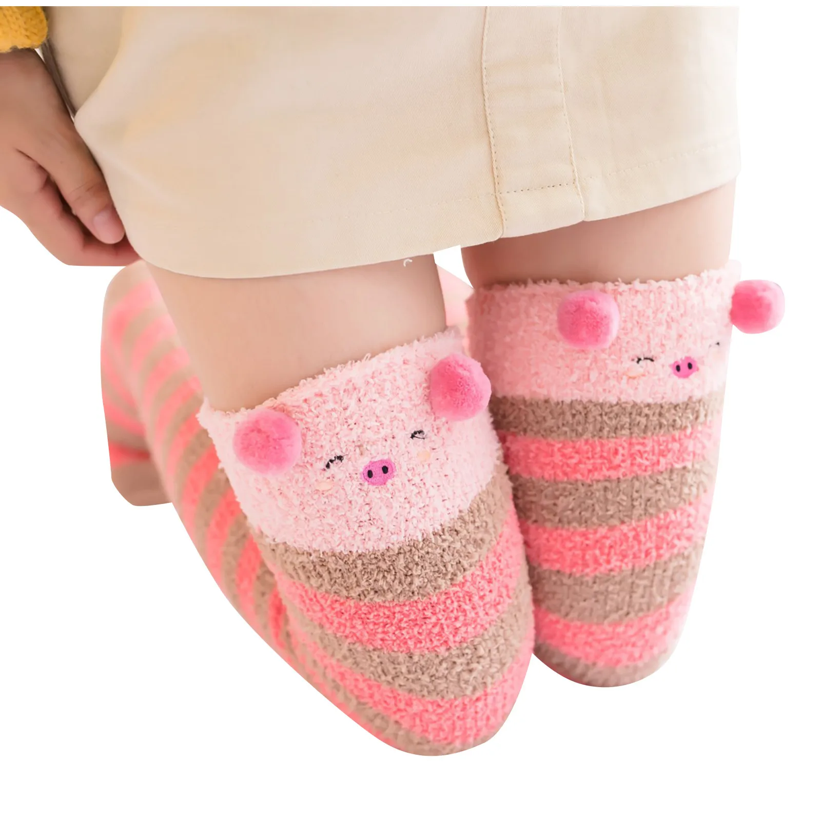 

Winter Women Keep Warm Print Socks Knitting Warm Anklets Leggings Socks Beautiful Sock For Girl Hot Sale Calcetines