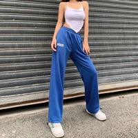 mingliusili hip hop sweatpants women summer fashion joggers women high waist streetwear letter print casual dance pants