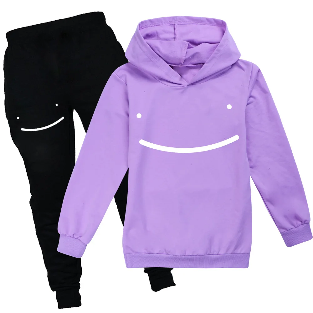 New Children's Sets dreamwastaken Kids Hoodies Sets Hoodie + Pants Two Piece Set Hooded Sweatshirts Suits Children's Tracksuit