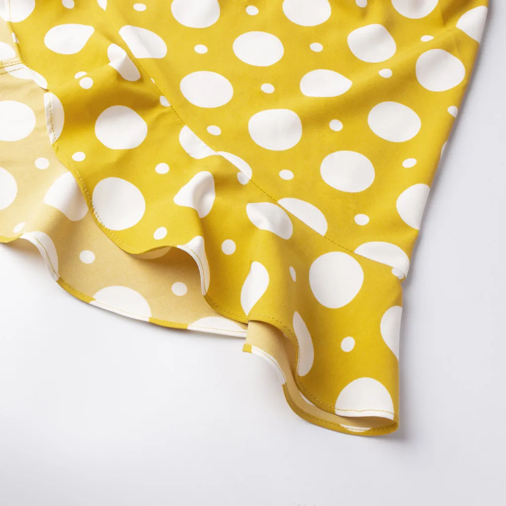 

4XL Large Size Women Ladies Fashion Dot Print V-neck Long Sleeve Dress Autumn Multi-color Casual Bandage Elegant Dress jy06