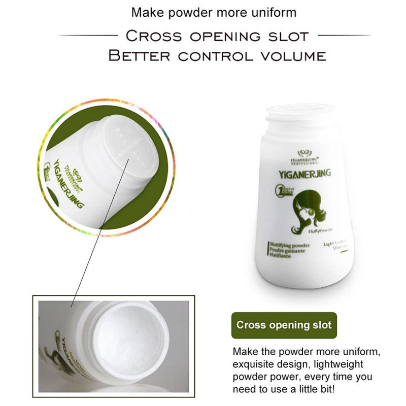 Горячая пушистая пудра для увеличения объема волос захватывает стрижку унисекс