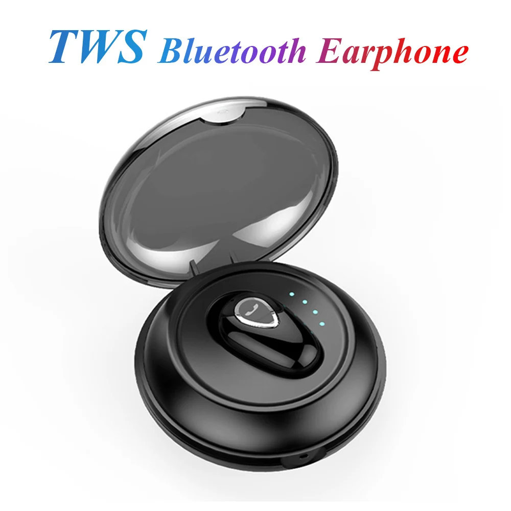 TWS Bluetooth наушники беспроводные стереофон с микрофоном Спортивная гарнитура для