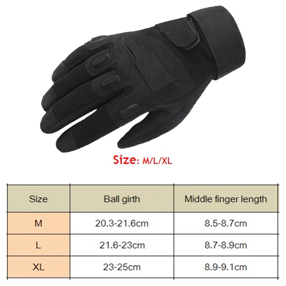 Vehemo черный racing гоночные перчатки полный палец износостойкий утолщённый для