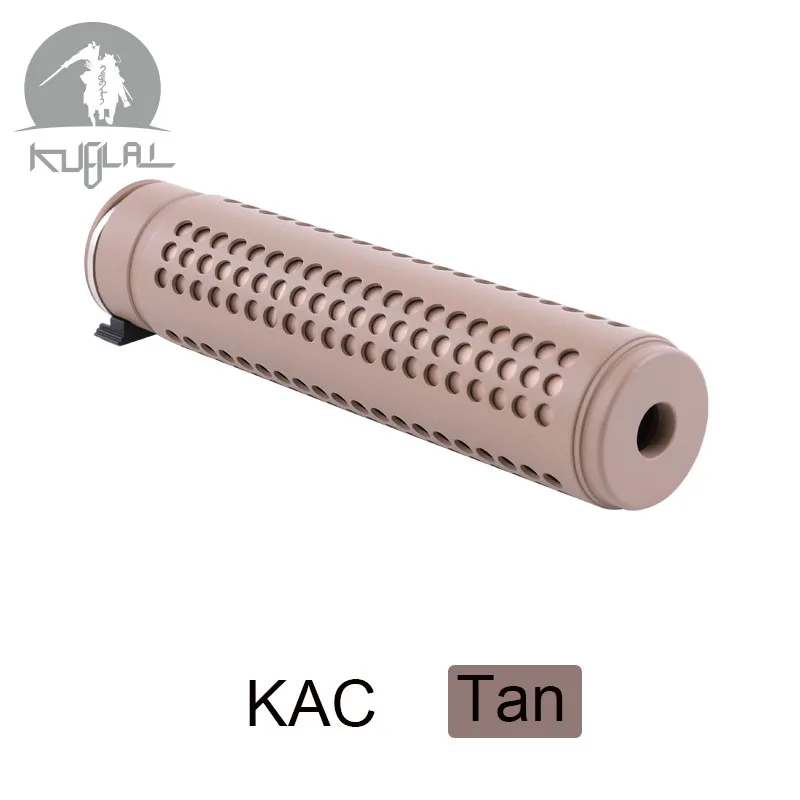 Kublai KAC 14 мм CCW с QD Flash Hide для AEG Airsoft Gel Blaster - Цвет: Tan
