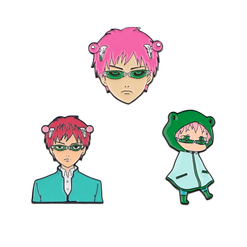 

12pcs/lot E3104 Anime Funny Brooch Enamel Badge Character Metal Badges Icon on The Backpack Pin Brooch Badges for Clothing