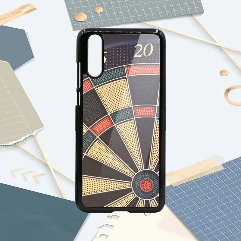 

Darts game flame Phone Case PC For Samsung galaxy S note 8 9 20 10 e lite2019 plus pro ultra