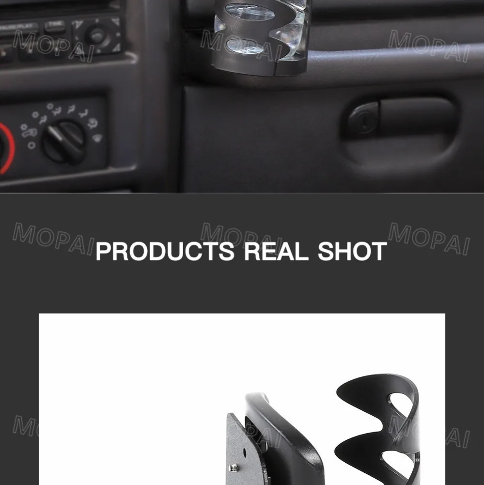 MOPAI держатели для напитков для Jeep Wrangler TJ Автомобильный держатель для стакана воды кронштейн для бутылки для Jeep Wrangler TJ 1997-2006 автомобильные аксессуары