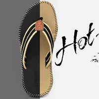 2021 new beach flip flops arch support slipper for mens anti slip outdoor casual rubber soft cushion flipflop sandals summer