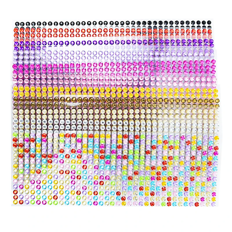 504 шт./лот 6 мм самоклеящаяся наклейка для мобильного телефона автомобильного 65Z |