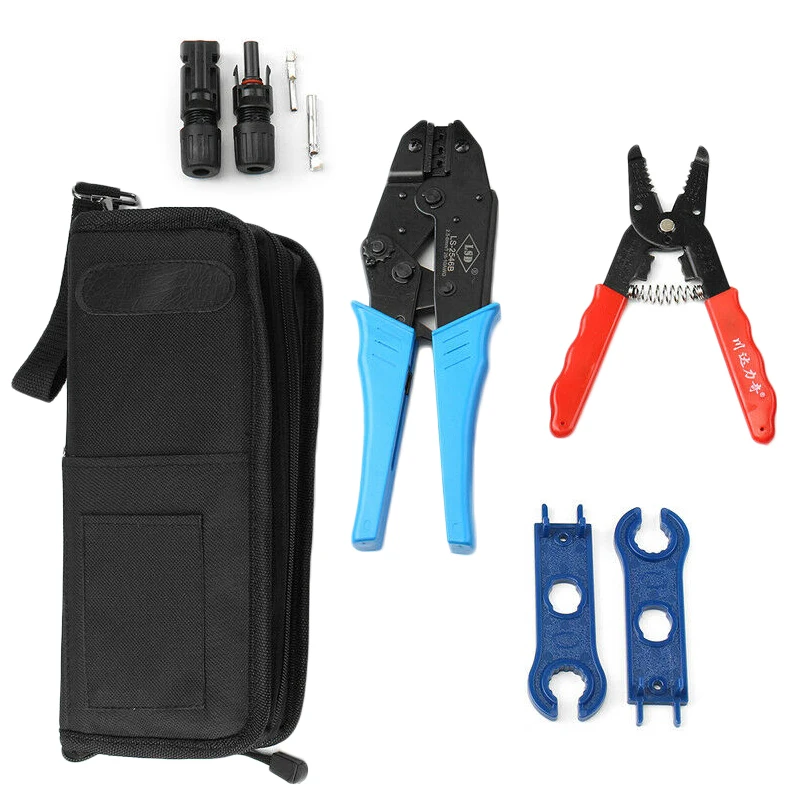 Фотовальтаические солнечные Обжимные Плоскогубцы гаечный ключ инструмент