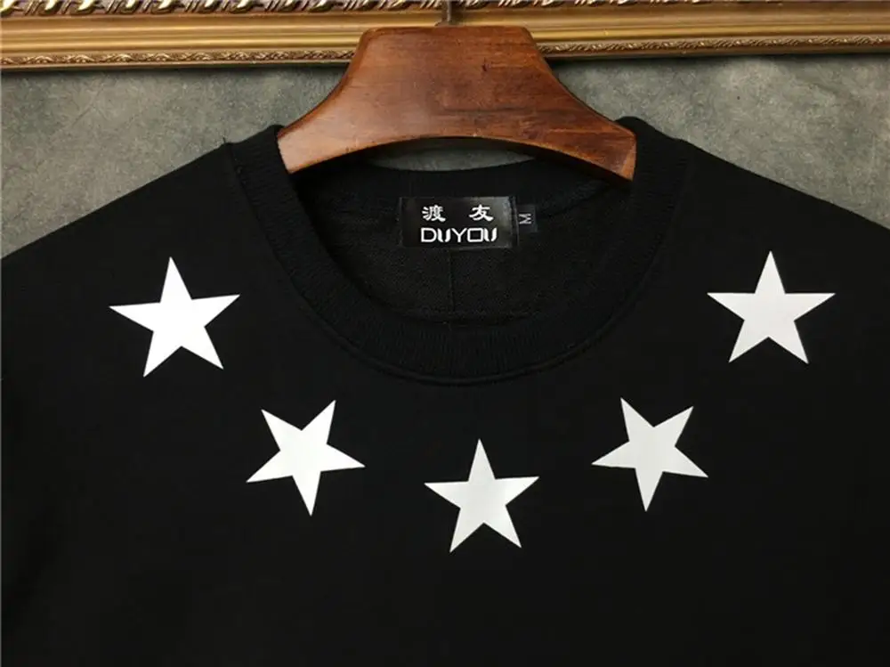 Новый дизайн толстовки DUYOU свитшот мужская женская брендовая одежда модная