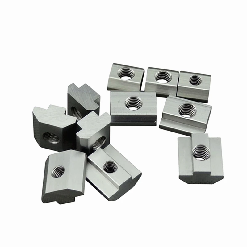 

T-Track Sliding Hammer Nut T Block Square Nuts M3 M4 M5 M6 M8 For 2020 3030 4040 Aluminum Profile Fasten