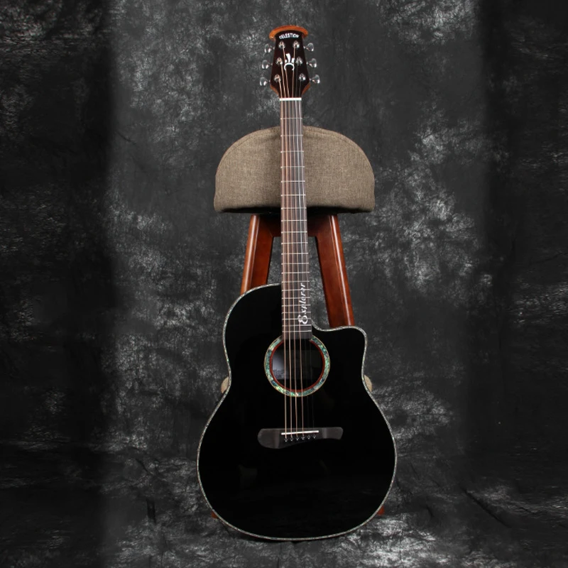 Фолк гитара 41 дюйм Picea Asperata Акустическая из массива Высококачественная