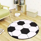 2021 нескользящий круглый ковер из полиэстера с шариками, коврик для компьютерного стула, коврик для футбольного баскетбола, коврик для гостиной, детские коврики для спальни