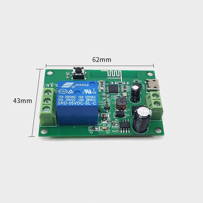 

Taidacent Smart WiFi Relay Module eWelink App Self-locking Jog Wireless Remote Control 2 3 4G Relay WiFi Relay Switch Smart Home